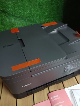 Canon Pixma TS7450a Impresora Multifunción 3 en 1, Sistema de Inyección de Tinta, Impresión, Escaneo y Copia, WiFi, ADF de 35 Hojas, Impresión Doble Cara, Cartuchos Tinta XL, Negro