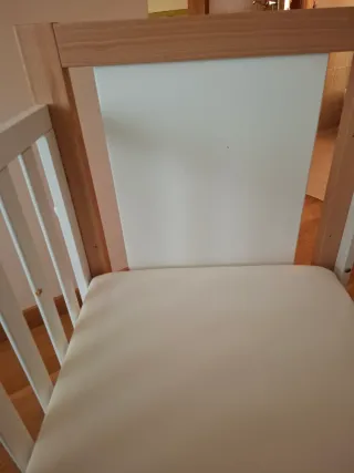 Cuna Micuna madera osito blanca