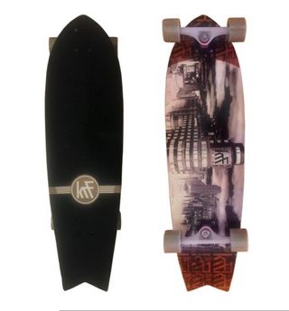 Monopatín Longboard KRF CRUISER SURFER CAPITOL