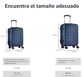 Set de dos maletas Amazon Basics Maleta Rígida
