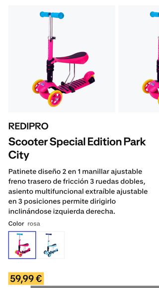 Patinete infantil de 3 ruedas Scooter Special Edition Park City