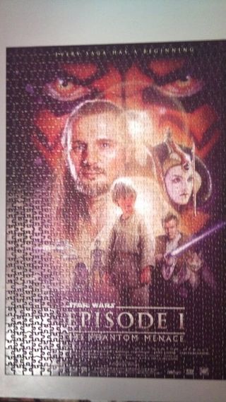 Lote 10 Puzles Star Wars Montados