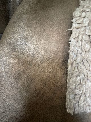 Chaqueta antelina borreguillo