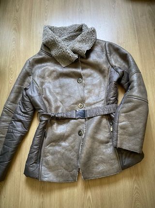 Chaqueta antelina borreguillo