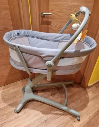 Minicuna Chicco gris