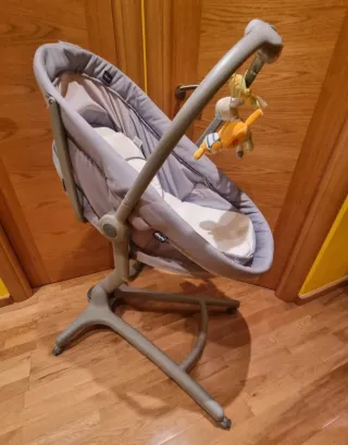 Minicuna Chicco gris