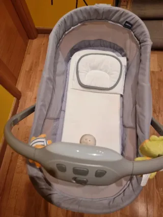 Minicuna Chicco gris