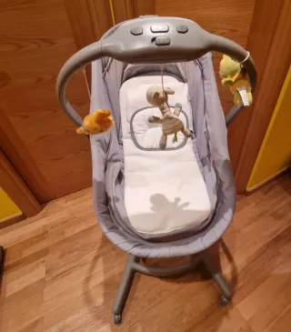 Minicuna Chicco gris