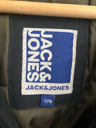 Parka Jack&Jones azul con capucha