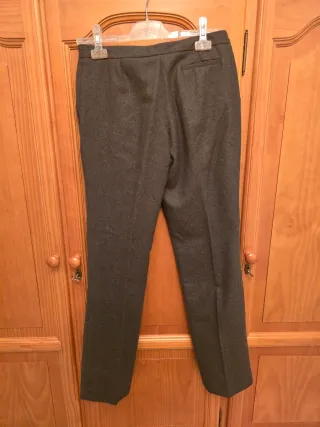 Chaqueta marrón y verde oliva