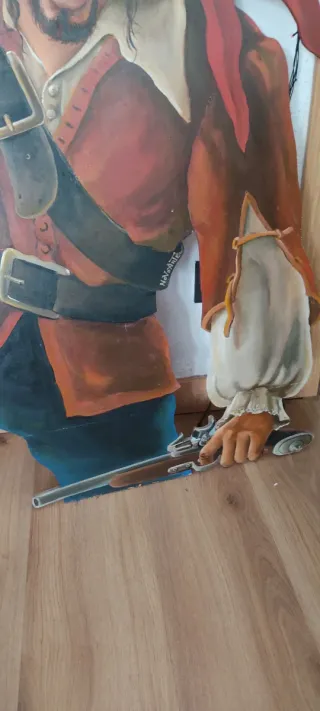 Pirata Cartón Piedra Decoración