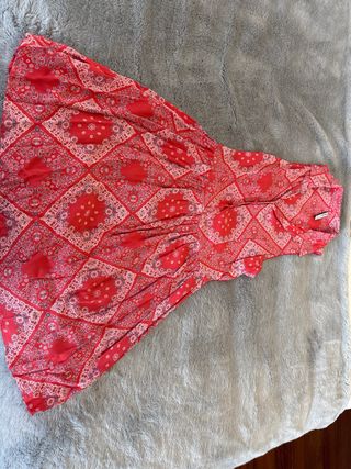 Vestido Verano Midi Pepe Jeans Rojo