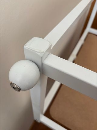 Minicuna colecho madera blanca