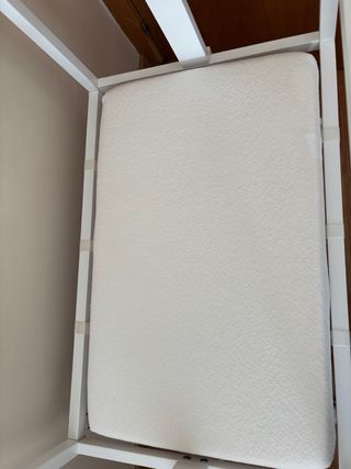 Minicuna colecho madera blanca