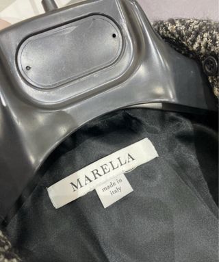 Cappotto Marella lana vergine grigio