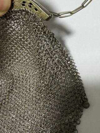Bolso monedero de Alpaca metal