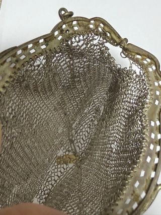 Bolso monedero de Alpaca metal