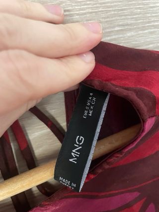 Vestido corto Mango estampado