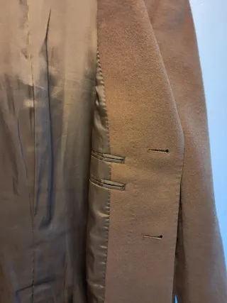 Abrigo Uniqlo Marrón Hombre