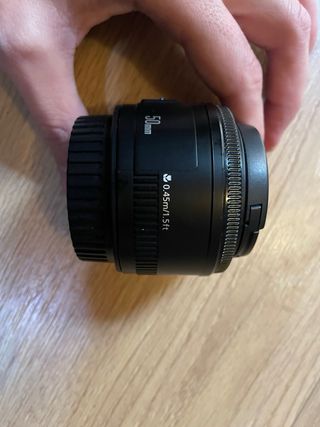 Objetivo Canon EF 50mm 1:1.8