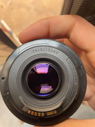 Objetivo Canon EF 50mm 1:1.8