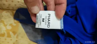 Mini abito da sera paillettes blu