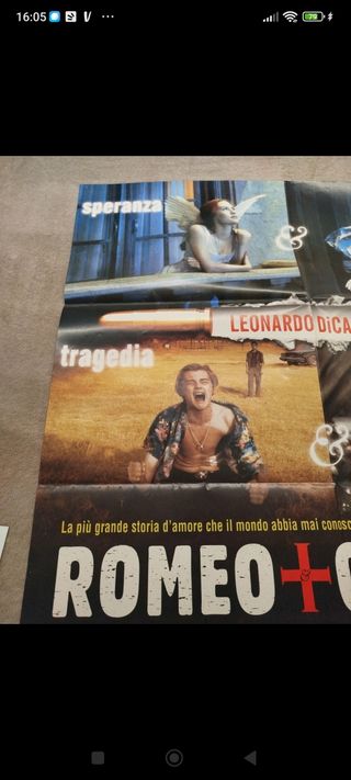 Manifesto Romeo + Giulietta di William Shakespeare