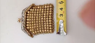 Monedero Art-Deco Dorado y plateado año 1920-1937