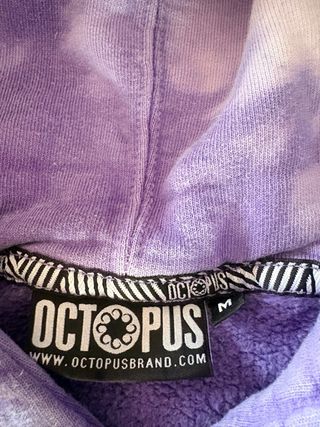 Felpa Octopus Viola e Bianca