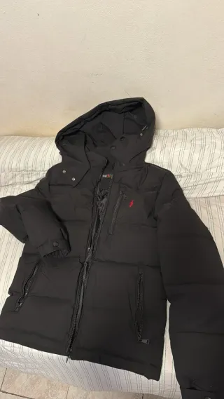 Giacca Piumino Ralph Lauren Nera Taglie S-XL