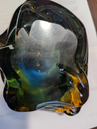 Posacenere vintage vetro di Murano  anni '60