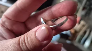 Anillo Plata y Turquesas Yin Yang