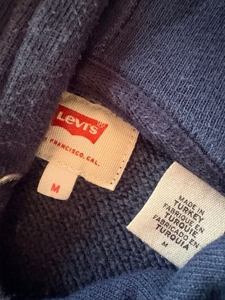 Felpa Levi's blu con logo