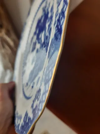 Prato Companhia das Índias Azul e Branco