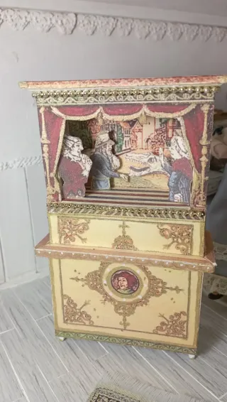 Teatro Marionette Dollhouse 1:12