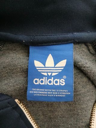 adidas tracktop size S blue