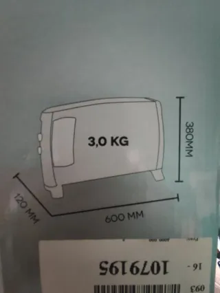 Termoventilatore Argo Jazz Bianco