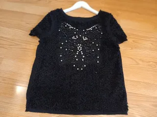 Blusa Zara Negra Talla M