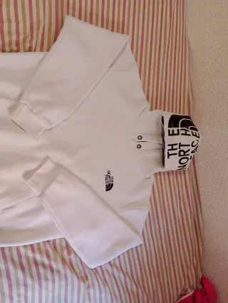 Sudadera The North Face Blanca Vintage