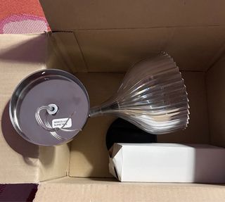 Lampada da parete Kartell trasparente, con scatola