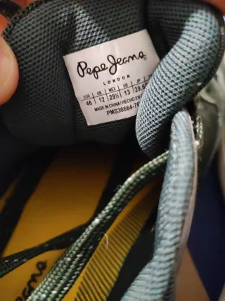 Zapatillas Pepe Jeans Verde y Amarillo