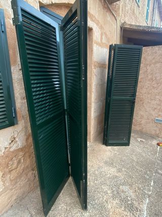 Ventanal 4 hojas verde