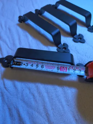 Lote 16 Manillas Puerta Granero Hierro Negro