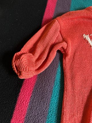 Camiseta de punto rosa