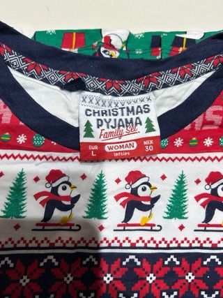 Pack 2 Pijamas Navideños Pingüinos