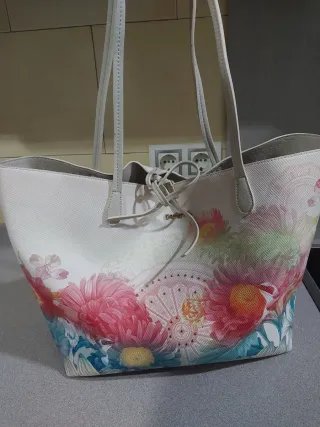 Bolso Desigual 2 en 1 Flores Multicolor