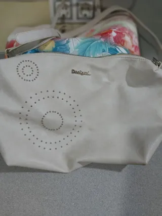 Bolso Desigual 2 en 1 Flores Multicolor