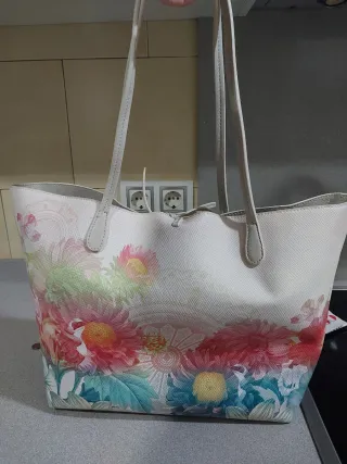 Bolso Desigual 2 en 1 Flores Multicolor