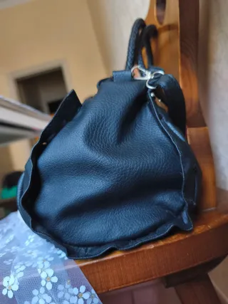 Borsa vintage anni 2000 bianca e nera