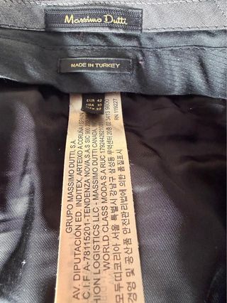 Pantalón cuadros Massimo Dutti mujer